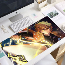 Load image into Gallery viewer, XL Anime Demon Slayer Mousepad HD Printing Computer Gamers Locking Lock Edge Mouse Pad XXL90x40cm Keyboard PC Desk Pad Csgo Pad.
