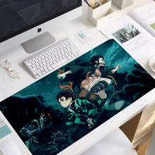 Load image into Gallery viewer, XL Anime Demon Slayer Mousepad HD Printing Computer Gamers Locking Lock Edge Mouse Pad XXL90x40cm Keyboard PC Desk Pad Csgo Pad.
