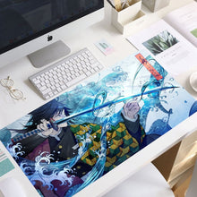 Load image into Gallery viewer, XL Anime Demon Slayer Mousepad HD Printing Computer Gamers Locking Lock Edge Mouse Pad XXL90x40cm Keyboard PC Desk Pad Csgo Pad.
