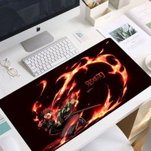 Load image into Gallery viewer, XL Anime Demon Slayer Mousepad HD Printing Computer Gamers Locking Lock Edge Mouse Pad XXL90x40cm Keyboard PC Desk Pad Csgo Pad.
