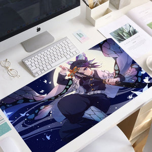 XL Anime Demon Slayer Mousepad HD Printing Computer Gamers Locking Lock Edge Mouse Pad XXL90x40cm Keyboard PC Desk Pad Csgo Pad.