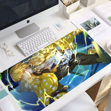 Load image into Gallery viewer, XL Anime Demon Slayer Mousepad HD Printing Computer Gamers Locking Lock Edge Mouse Pad XXL90x40cm Keyboard PC Desk Pad Csgo Pad.
