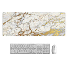 Load image into Gallery viewer, Nordic Style Marble Mousepad Laptop Gamer Mousepad Computer Desk Pads Large Locking Edge Wrist Rests Table Mat Desk Set
